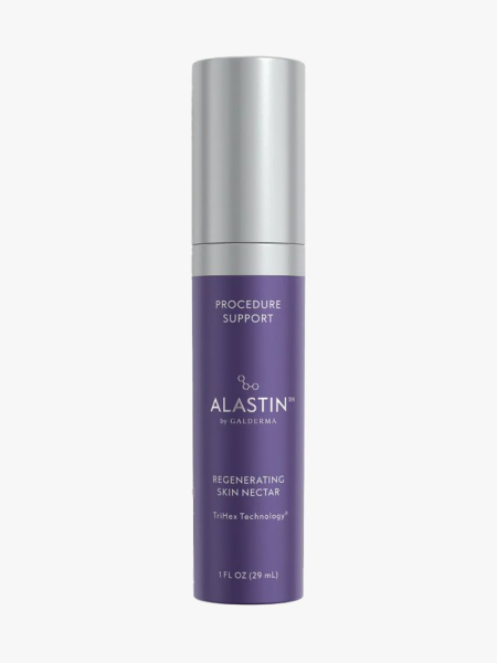 Alastin Regenerating Skin Nectar with TriHex Technology in branded component on a light gray background